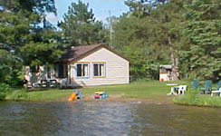 Lakeside cabin